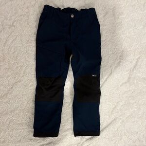 Reima Kids Black Softshell Outdoor Pants Size 6
